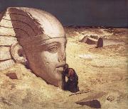 Elihu Vedder The Questioner of the Sphinx Spain oil painting artist